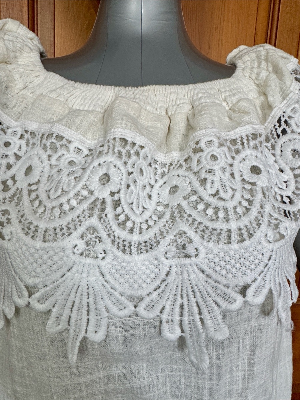 Crochet Bardot Top - Picture 2 of 7